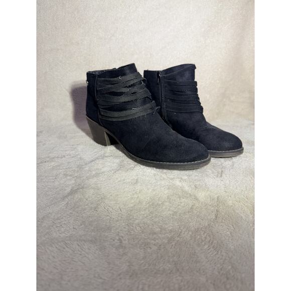 Makulu Women’s black suede Booties - Picture 1 of 5